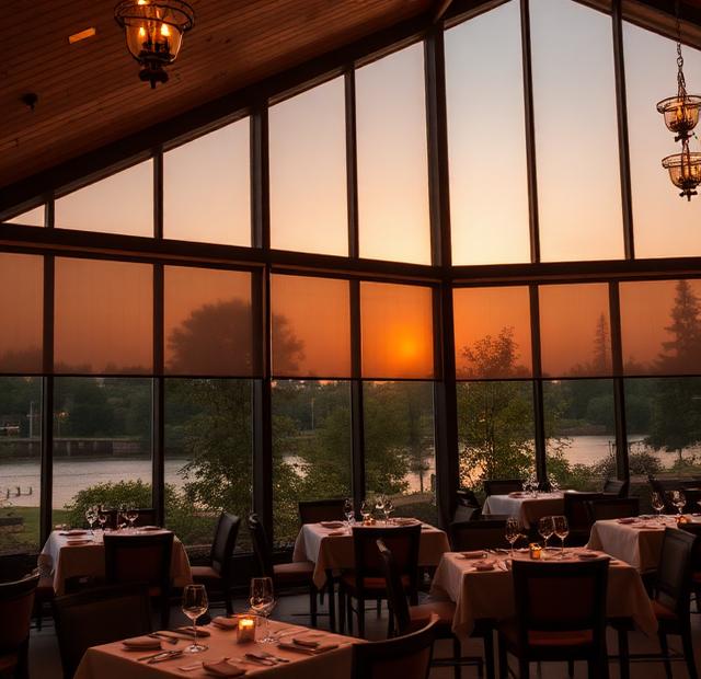Restaurants window treatment project